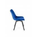 Стул HALMAR K520 синий/черный, поворотный